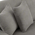 90 Corduroy Modular Sofa Reclining Sectional