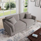 90 Corduroy Modular Sofa Reclining Sectional