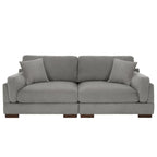 90 Corduroy Modular Sofa Reclining Sectional