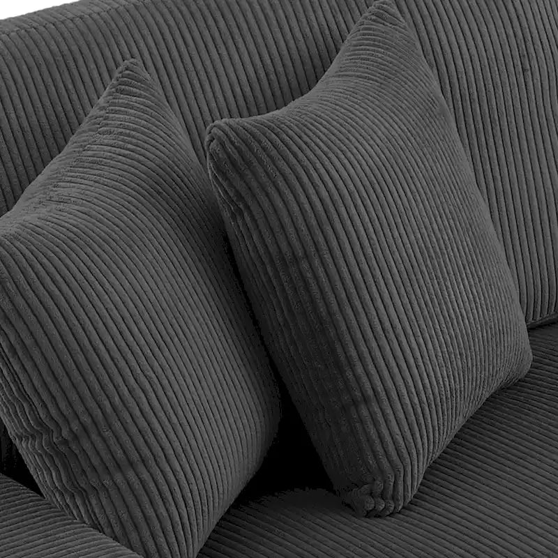 90 Corduroy Modular Sofa Reclining Sectional