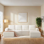 Modular U Shaped Sectional Sofa,Luxury Chenille Floor Couch Set