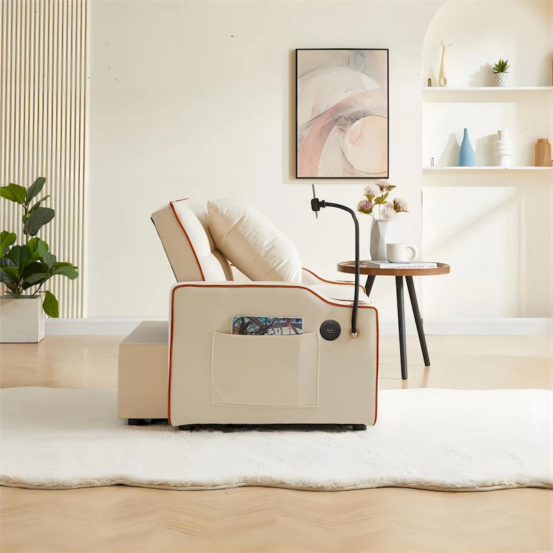 Convertible Sleeper Chair Sofa Bed Adjustable