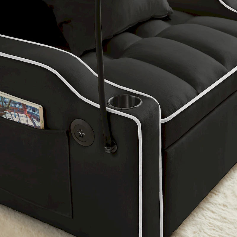 Convertible Sleeper Chair Sofa Bed Adjustable