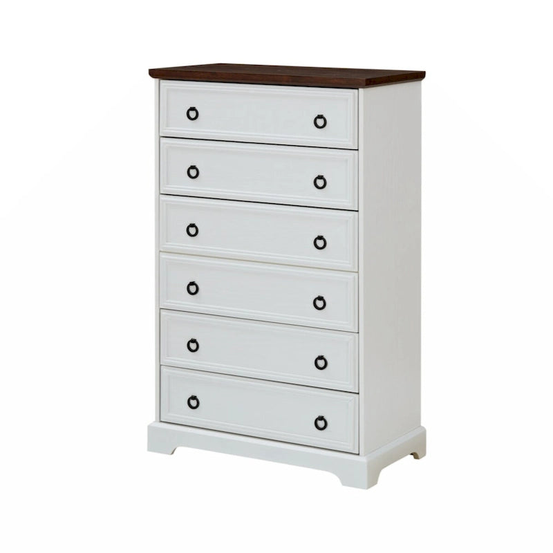 Modern 6 Drawer Dresser, Dressers for Bedroom, Tall Chest of Drawers Closet Organizers & Storage Clothes