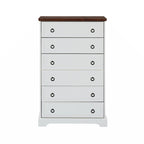 Modern 6 Drawer Dresser, Dressers for Bedroom, Tall Chest of Drawers Closet Organizers & Storage Clothes