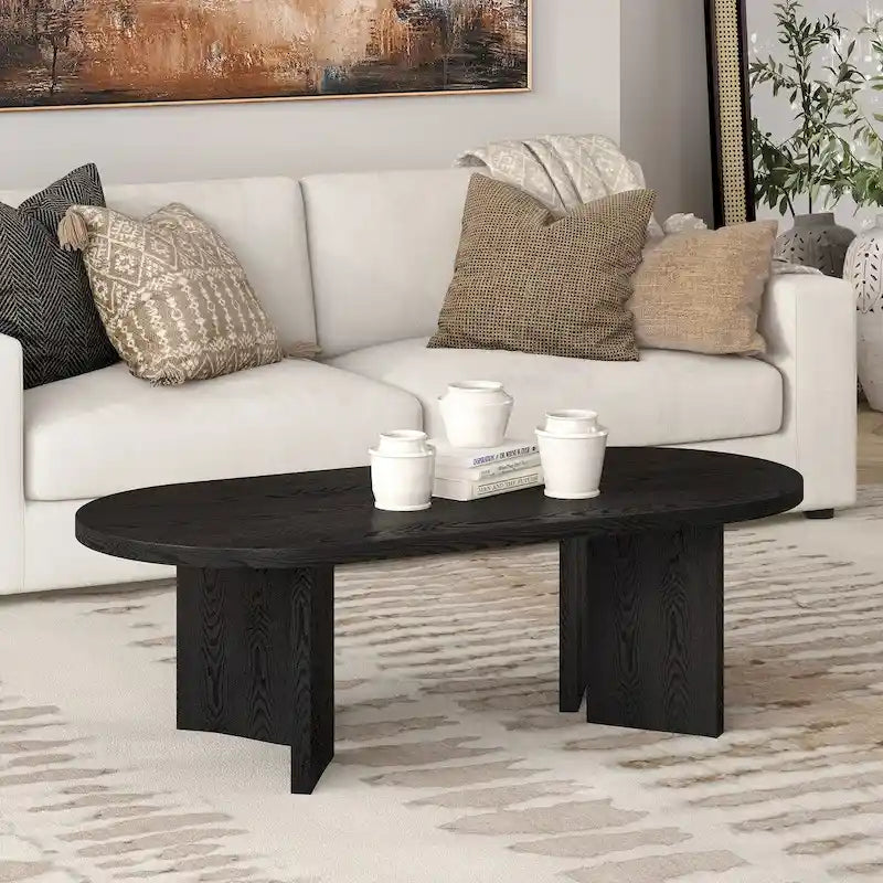 Alma 48 Wide Oval Coffee Table - 47.63 Wide