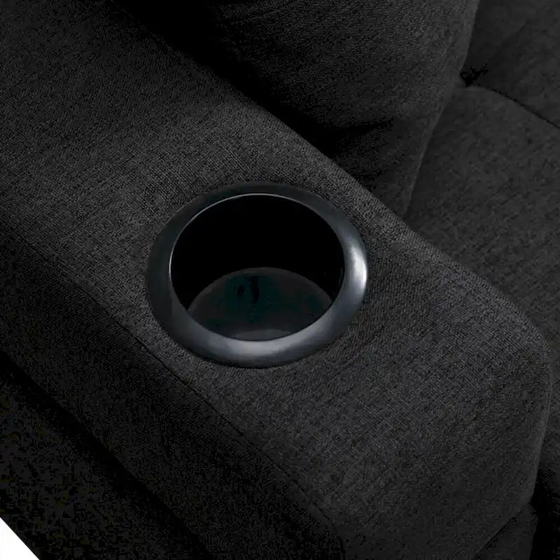 Sectional Sofa Living Room with L Shape Chaise Lounge and cup holder