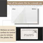 Exquisite High Gloss Coffee Table with 4 Golden Legs and 2 Small Drawers, 2-Tier Square Center Table for Living Room