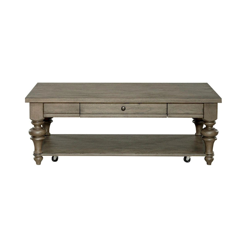 Americana Farmhouse Dusty Taupe 3 Piece Cocktail Table Set