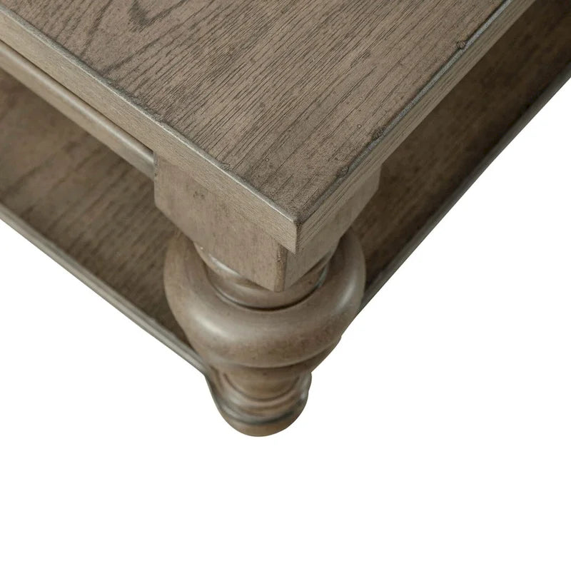 Americana Farmhouse Dusty Taupe 3 Piece Cocktail Table Set