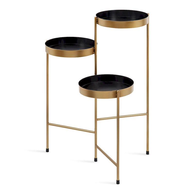 Kate and Laurel Finn Metal 3-tier Modern Plant Stand - 16x21x30