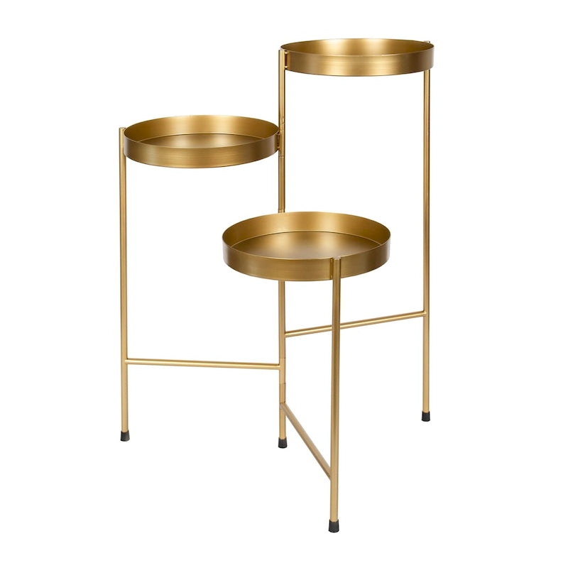 Kate and Laurel Finn Metal 3-tier Modern Plant Stand - 16x21x30