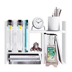 Jerry & Maggie Wooden Desktop Organizer Shelf with Storage