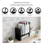 Jerry & Maggie Wooden Desktop Organizer Shelf with Storage