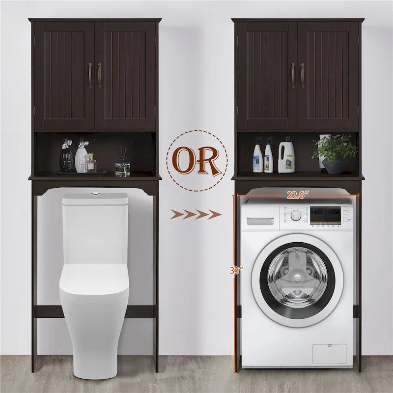 Yaheetech Bathroom Space Saving Organizer Over-the -Toilet