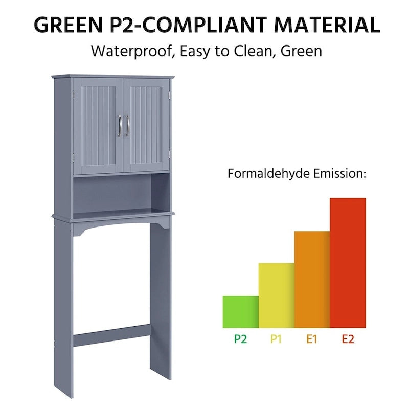 Yaheetech Bathroom Space Saving Organizer Over-the -Toilet