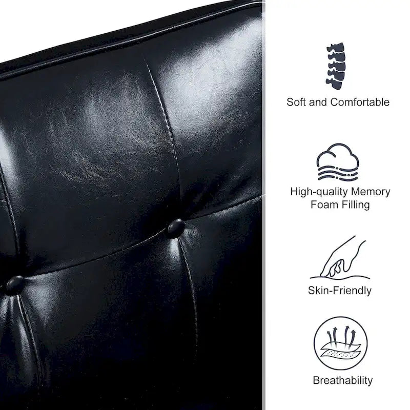 Futon Sofa Bed Couch Memory Foam Futon Convertible Couch Bed Sleeper for Living Room - 68.11*30.11*28.74