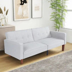 Futon Sofa Bed Couch Memory Foam Futon Convertible Couch Bed Sleeper for Living Room - 68.11*30.11*28.74