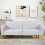 Futon Sofa Bed Couch Memory Foam Futon Convertible Couch Bed Sleeper for Living Room - 68.11*30.11*28.74