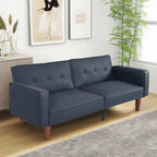 Futon Sofa Bed Couch Memory Foam Futon Convertible Couch Bed Sleeper for Living Room - 68.11*30.11*28.74