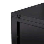 3-Tiers Coner Cabinet With Glass Door