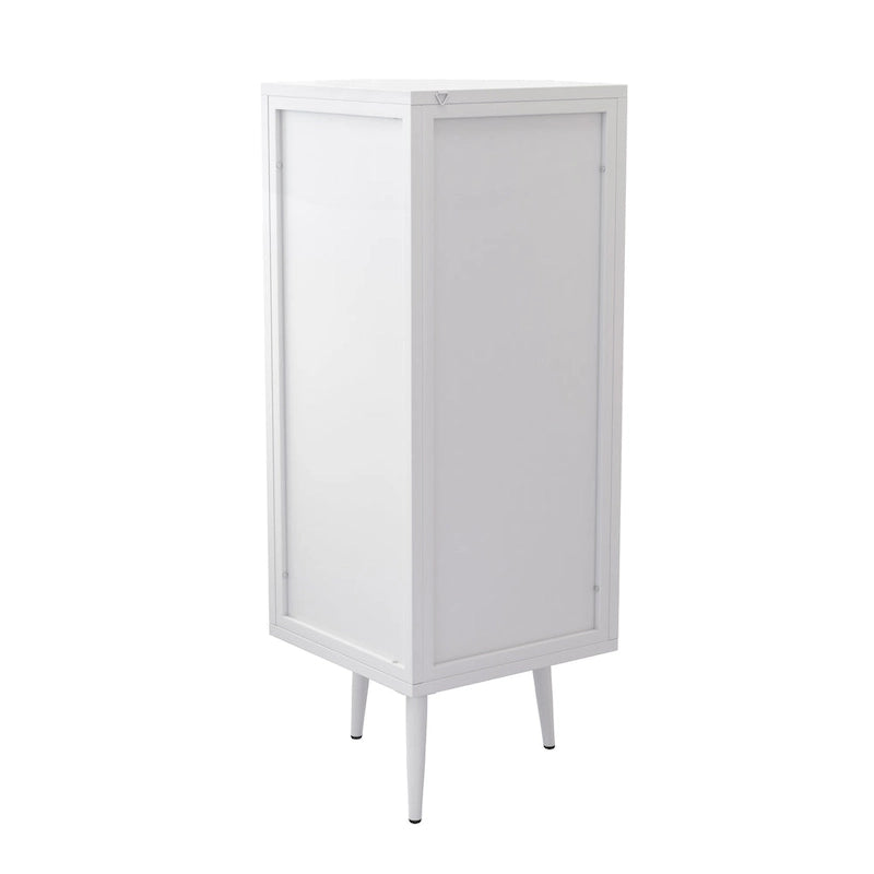 3-Tiers Coner Cabinet With Glass Door