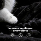 OVIOS Long Plush Deep Seat Indoor Sofa With Ottoman