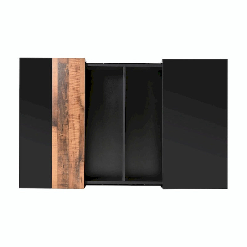 31.4 Square Coffee Table with Sliding Top and Hidden Storage