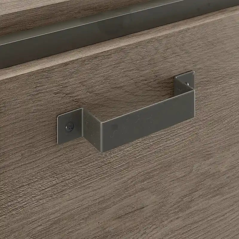 Lateral File Cabinet in Rustic Grey